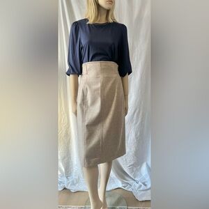 MaxMara vintage Beige Pencil Skirt 10
